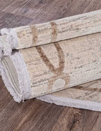 Турецкий ковер ATLAS-9316-BEIGE-BEIGE-OVAL