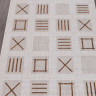 Ковёр VEGAS-S003-CREAM-BROWN-STAN