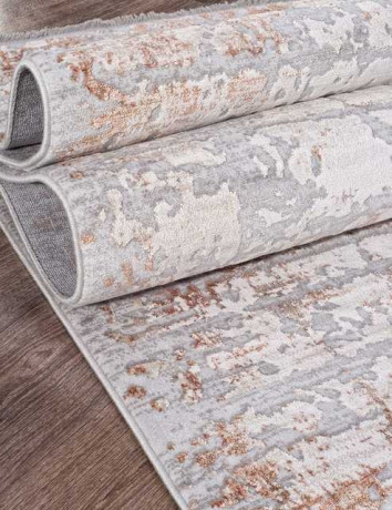 Турецкий ковер DIOR-5853B-GREY-BROWN-STAN