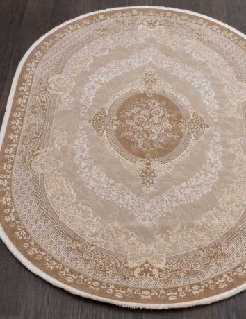 Турецкий ковер QATAR-33342-080-BROWN-OVAL
