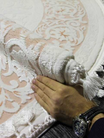 Турецкий ковер HUNKAR-07902A-PINK-PINK-OVAL