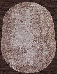 Турецкий ковер ARMINA-03708A-BROWN-BROWN-OVAL