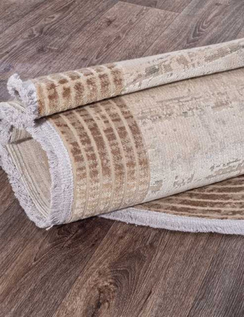 Турецкий ковер ATLAS-9317-BEIGE-BEIGE-OVAL