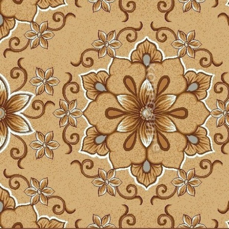 Палас ''Медальон Коричневый''