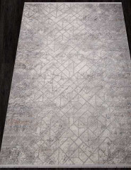 Турецкий ковер ALANYA-22562A-WHITE-L-GREY-STAN