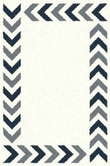 Прямоугольный ковер PLATINUM T638 NATURAL-BLUE