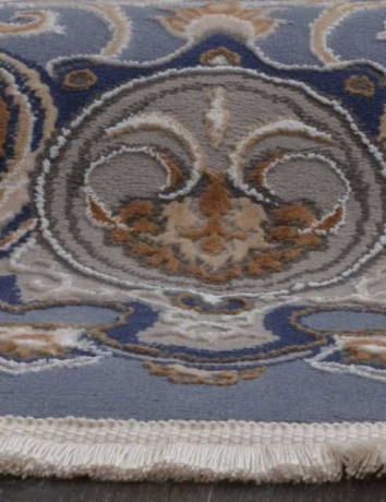 Турецкий ковер QATAR-33525-030-BLUE-OVAL