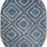Ковёр MOROCCO-D856-BLUE-OVAL