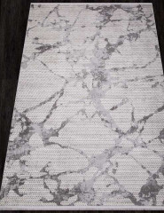 Турецкий ковер ALANYA-22565A-WHITE-GREY-SHR-STAN