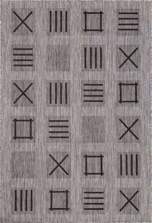 Ковёр VEGAS-S003-GRAY-BLACK-STAN