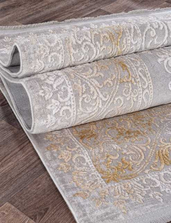 Турецкий ковер DIOR-5860E-GREY-GOLD-STAN