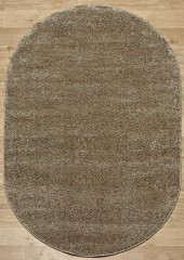 Овальный ковер PLATINUM T600 D.BEIGE-BROWN
