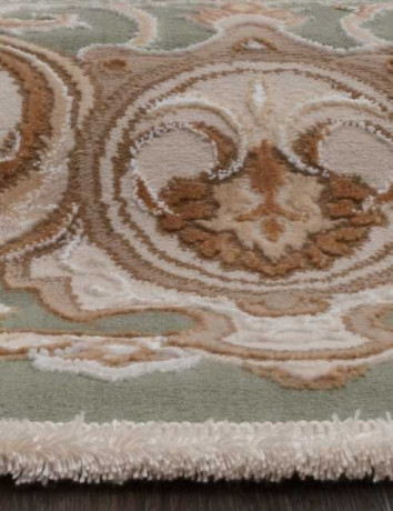 Турецкий ковер QATAR-33525-040-GREEN-OVAL