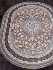 Иранский ковер FARSI 1200 G258-GRAY-OVAL