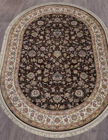 Ковёр ARAVIA-5471-BROWN-CREAM-OVAL