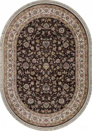 Ковёр ARAVIA-5471-BROWN-CREAM-OVAL