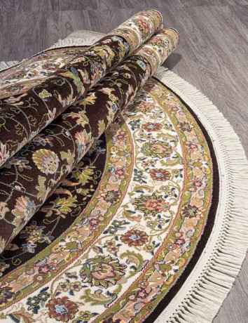 Ковёр ARAVIA-5471-BROWN-CREAM-OVAL