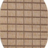 Ковёр VEGAS-S004-BEIGE-BROWN-OVAL