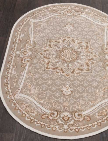 Турецкий ковер QATAR-33525-070-BEIGE-OVAL
