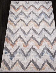 Турецкий ковер ALANYA-23898A-CREAM-L-GREY-STAN