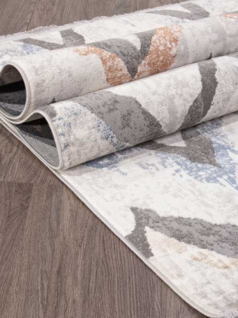 Турецкий ковер ALANYA-23898A-CREAM-L-GREY-STAN