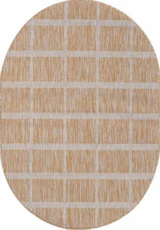 Ковёр VEGAS-S004-BEIGE-OVAL
