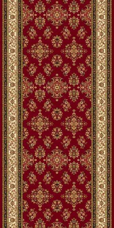 Дорожка ковровая (тканная) Valencia 15 красный
