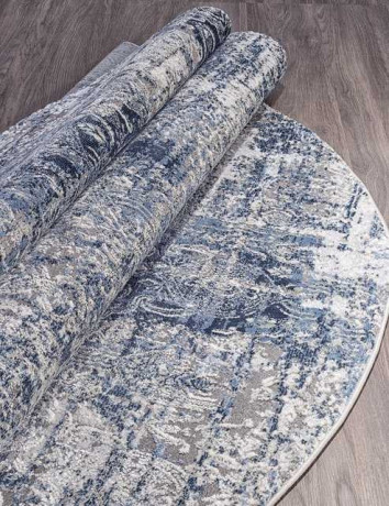 Турецкий ковер OPERA-0672A-BLUE-GREY-OVAL