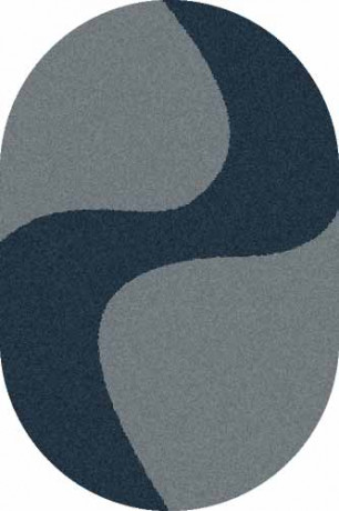 Овальный ковер PLATINUM T616 BLUE
