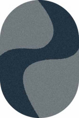 Овальный ковер PLATINUM T616 BLUE