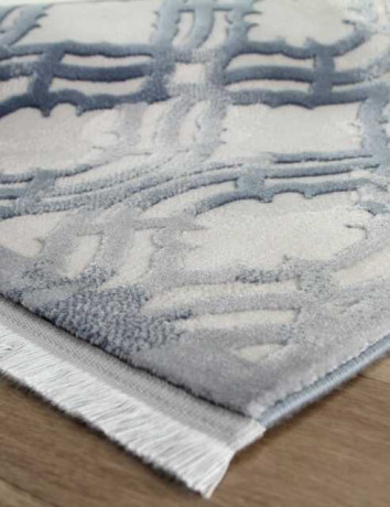 Турецкий ковер SARDES-TRUVA-08423T-BLUE-BLUE-STAN