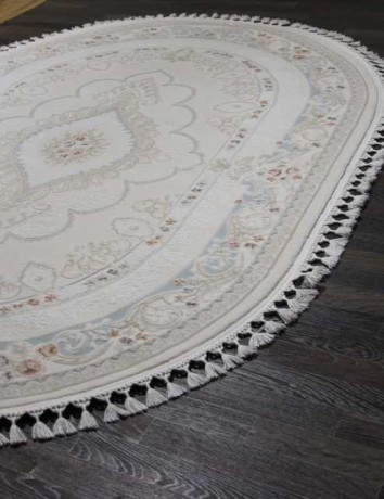 Турецкий ковер HUNKAR-07928T-BLUE-BLUE-OVAL