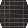 Ковёр VEGAS-S004-BLACK-OVAL