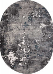 Ковёр ATLANTIS-D996-GRAY-OVAL