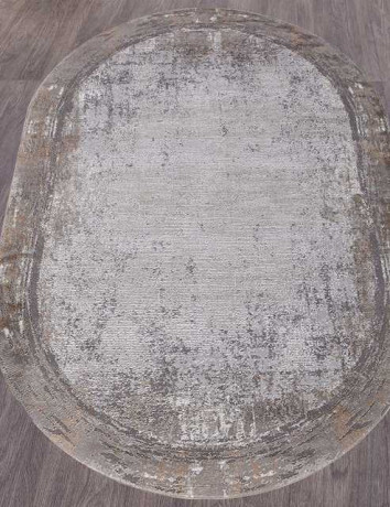 Турецкий ковер OPERA-5807B-CREAM-GREY-OVAL
