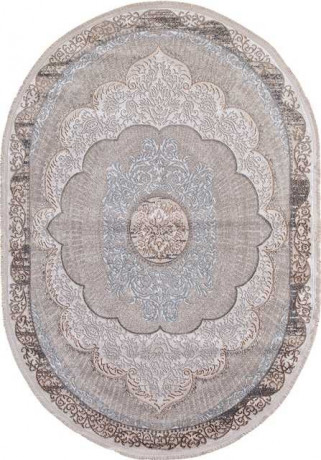 Ковёр ERKAPLAN RODOS-7430B-L-BLUE-CREAM-OVAL