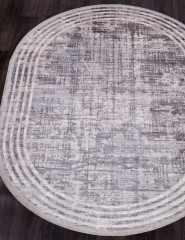 Турецкий ковер RAMIYA-17879S-BROWN-L-GREY-OVAL