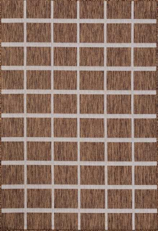 Ковёр VEGAS-S004-BROWN-CREAM-STAN