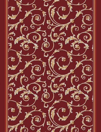 Дорожка паласная ''Вензель Красный''