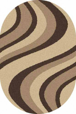 Овальный ковер PLATINUM T617 BEIGE