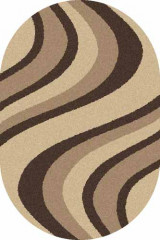 Овальный ковер PLATINUM T617 BEIGE