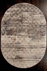 Ковёр ERKAPLAN RODOS-7435A-L-BLUE-CREAM-OVAL