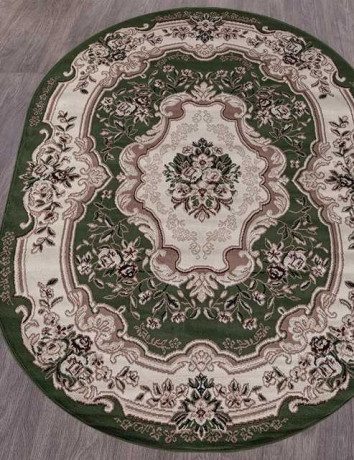 Ковёр GAVANA-D017-GREEN-OVAL