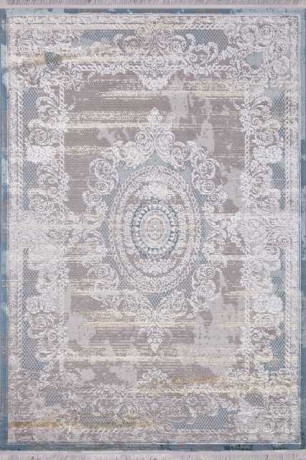 Турецкий ковер AJMAL-LP-289-CREAM-TURQUOISE-STAN