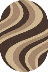 Овальный ковер PLATINUM T617 BROWN