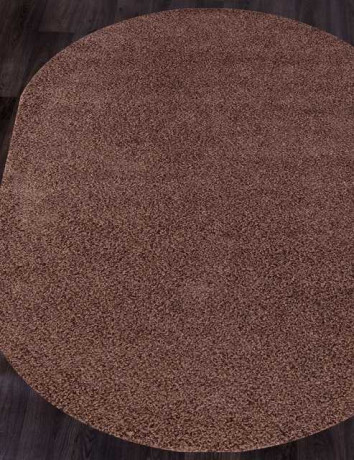Ковёр FUTURA-S600-BROWN-OVAL