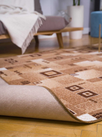 Палас ''Кубик Коричневый''