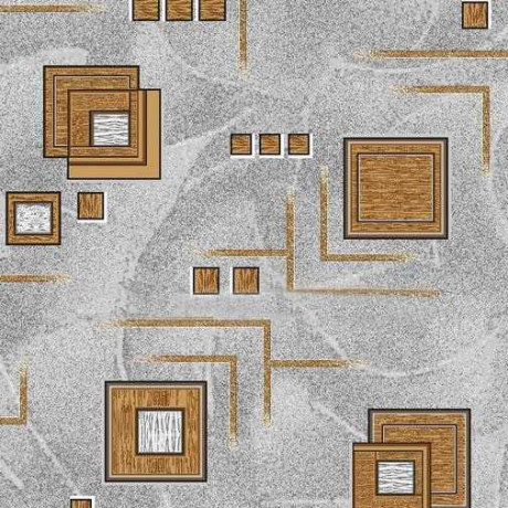 Палас ''Кубик Коричневый''