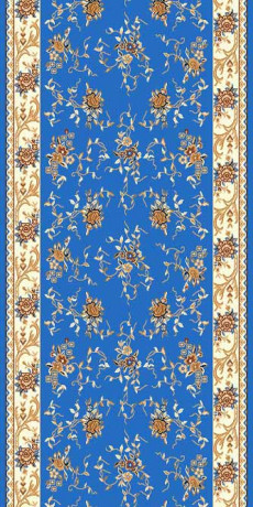 Дорожка ковровая (тканная) Diana 9 синий