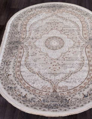Ковёр ERKAPLAN RODOS-7439A-GREY-CREAM-OVAL
